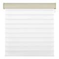Smart Control Aluminum-alloy Tube Custom White Triple Shangri-la Roller Blinds