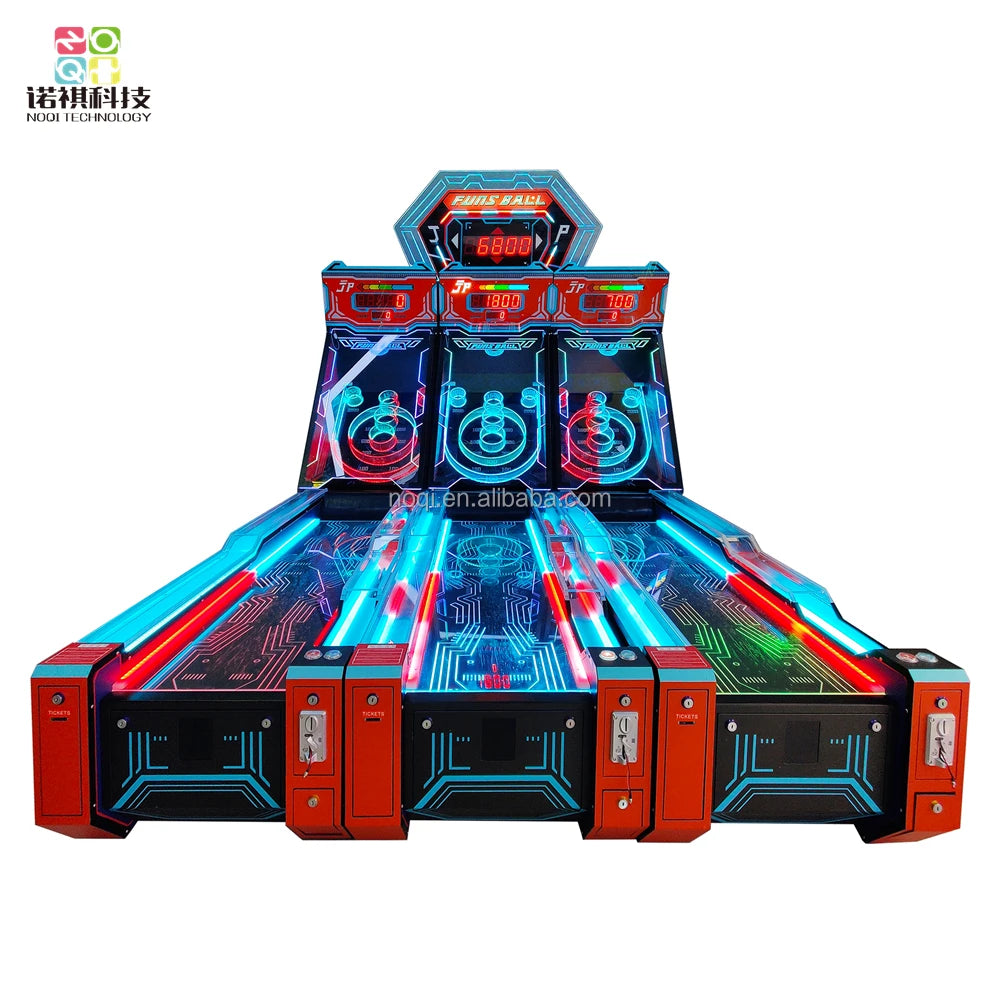 Indoor Arcade Electric Rolling Bowling Coin-Operated Sport Game Machine with Ticket Redemption Ske Ball Entertainment
