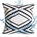 Outdoor Pillow Covers 18x18 Inch Waterproof Decorative PU Coating Pillows Cases/Square Throw Pillow Covers