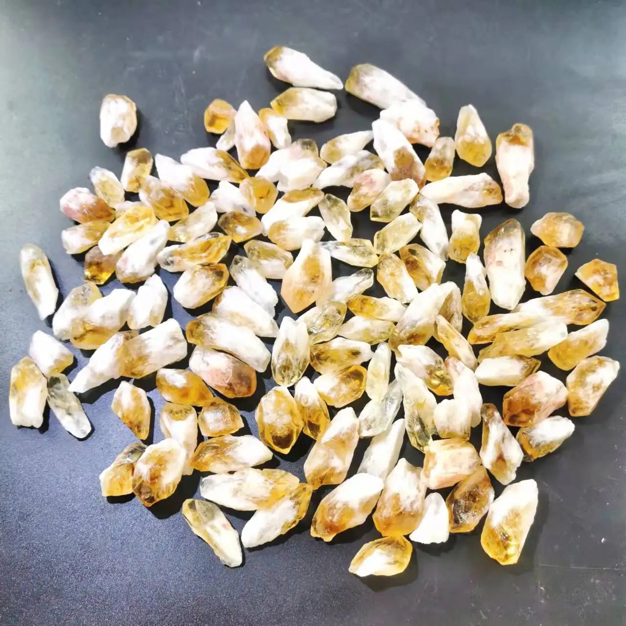 Wholesale Natural Raw Crystal Specimen Rough Citrine Tooth Carvings for Feng Shui