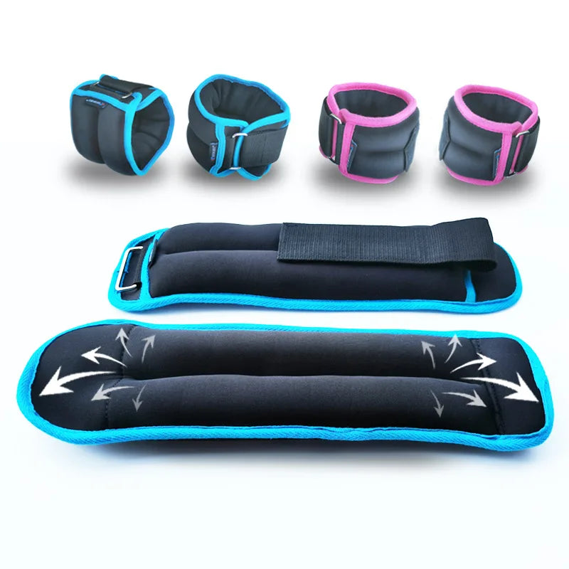 Factory Direct Sale Adjustable Ankle & Wrist Weights Band for Exercise Running Training & Fitness Equipment 0.5KG