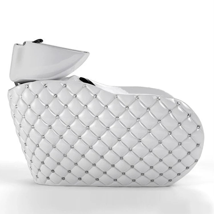 Fashion Leather Salon Chair for Hairwashing and Shampoo Bed for Barber and Beauty Salons for Nail Salon Shops