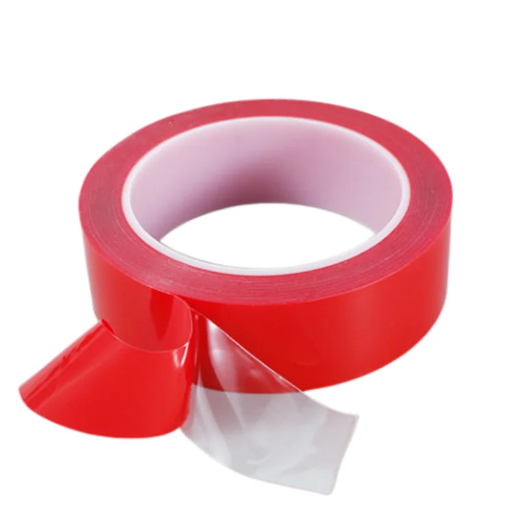 Superglue Seamless Waterproof High-viscosity Red Film Transparent Acrylic Double-sided Tape for Vehicles