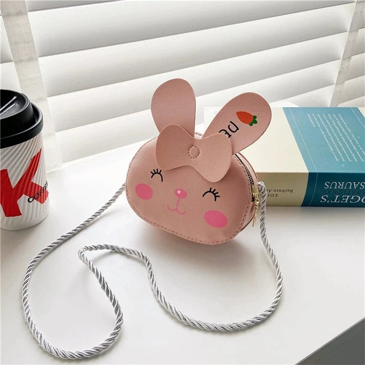 Factory Price Cartoon Bag Kids Baby Girls Boys Animal Bag Crossbody Design Purse Handbags PU Leather Cute Shoulder Bag