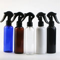 Black Round Shoulder PET Plastic Spray Bottle Empty Trigger Head Cosmetic Bottle