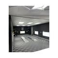 Rigid PP Modular Garage Floor Tiles Design for Villa Flooring Plastic Tiles Graphic Design Solution Vinyl Flooring Product