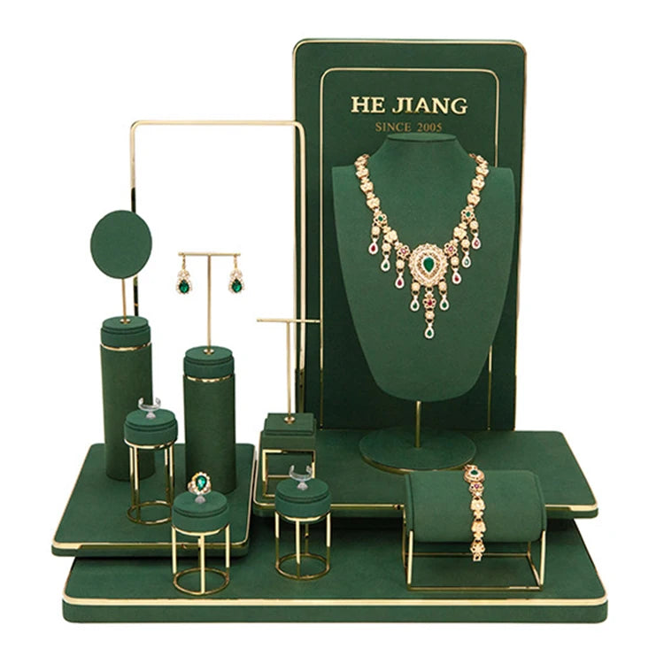 Luxury Custom Jewelry Window Display Stand Jewelry Necklace Ring Earrings Jewelry Display Stand Advanced Sense Display Props MegaBDM