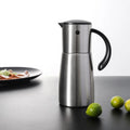 Kitchen Gravity Oil and Vinegar Dispenser Stainless with Black Plastic Lid and 360ml 18/8 304 Stainless Steel Bottle