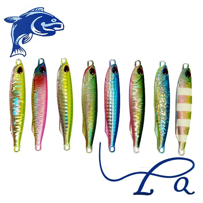 Pesca Metal Jigging Lure Peche Saltwater Lead Fishing Jig Slow Pitch Jigs 20g 30g 40g 60g