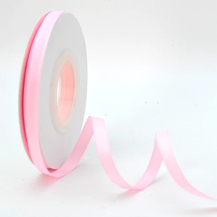 Wholesale 9MM 3/8 Woven Eco-Friendly Custom Color Solid Grosgrain Ribbon 100% Polyester Black and White for Gift Decoration