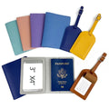 Factory Price Passport Holder Luggage Tag PU Leather Card Case Travel Passport Cover Wallet Document Tickets Organizer
