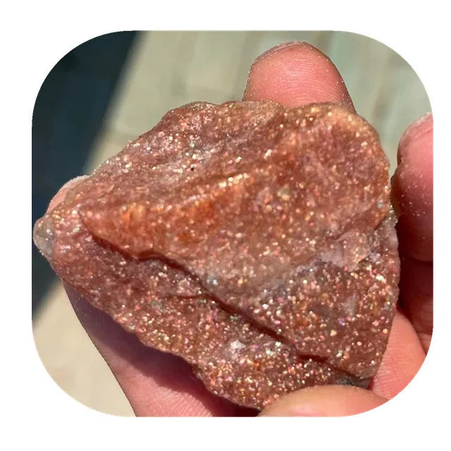 New Arrivals Premium Crystals Healing Raw Stones Natural Gold Sheen Sun Stone Rough Gemstone for Sale