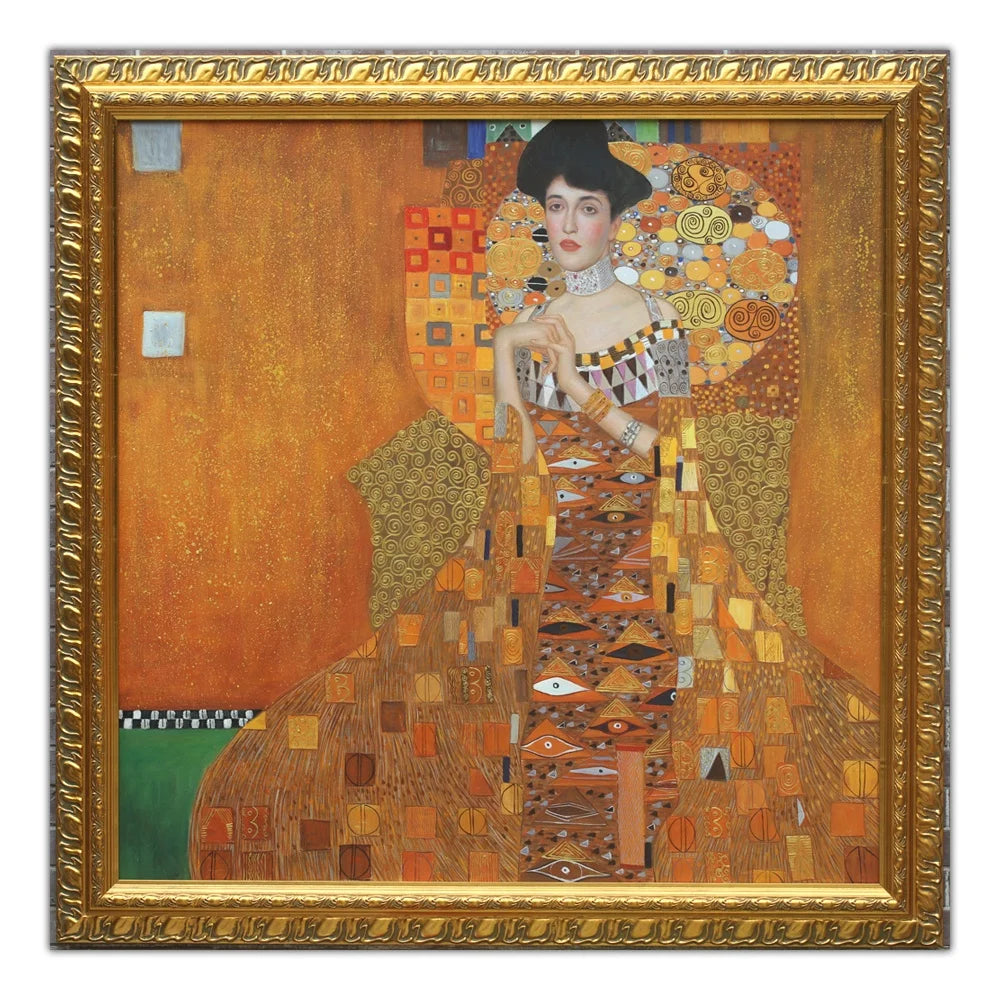 Modern Landscape Oil Painting Reproduction China Dafen Custom Handmade Hotel Decor Canvas Wall Art Gold Wood Frame Eco-Friendly