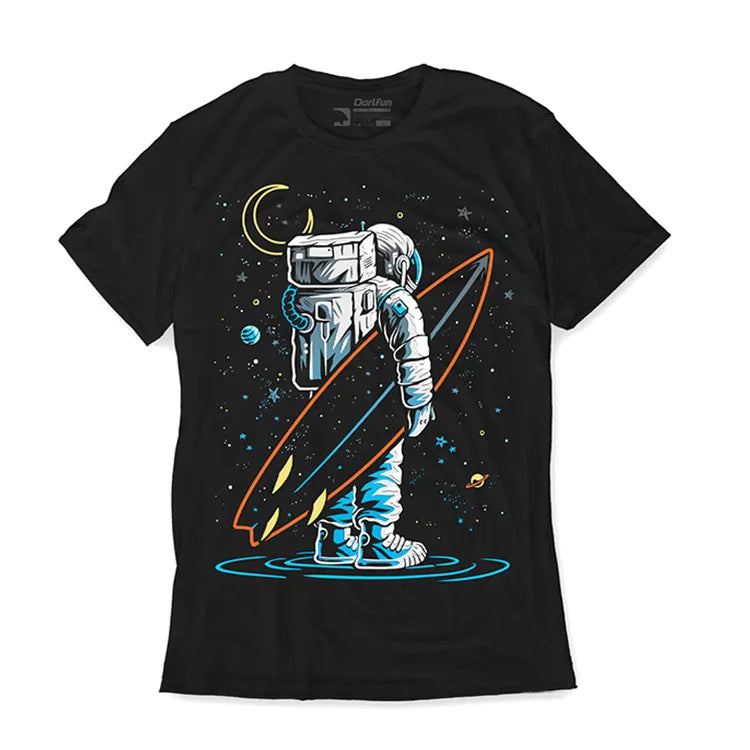 Wholesale High Quality Mens T Shirt Streetwear Oversized Hip Hop Tshirts Space t Shirts for Men