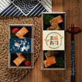 Disposable Eco Custom Cardboard Box Takeaway Food Boxes Wooden Sushi Food Packaging Box With Clear Lid