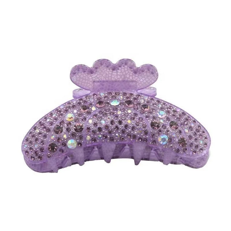 Archer Hair Jewelry for Women Luxury Full Rhinestone Sparkling Hair Claw Clip Acrylic Hair Clamps