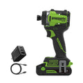 24V PowerAll Pro 2,200 In-Lb Impact Driver, with 2.0 Ah USB-C Battery, 65W USB-C Charger Block, 3' 100W USB-C Cable, Belt Clip MegaBDM