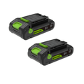 24V PowerAll Battery 2-Pack, with (2) 2.0 Ah Batteries MegaBDM