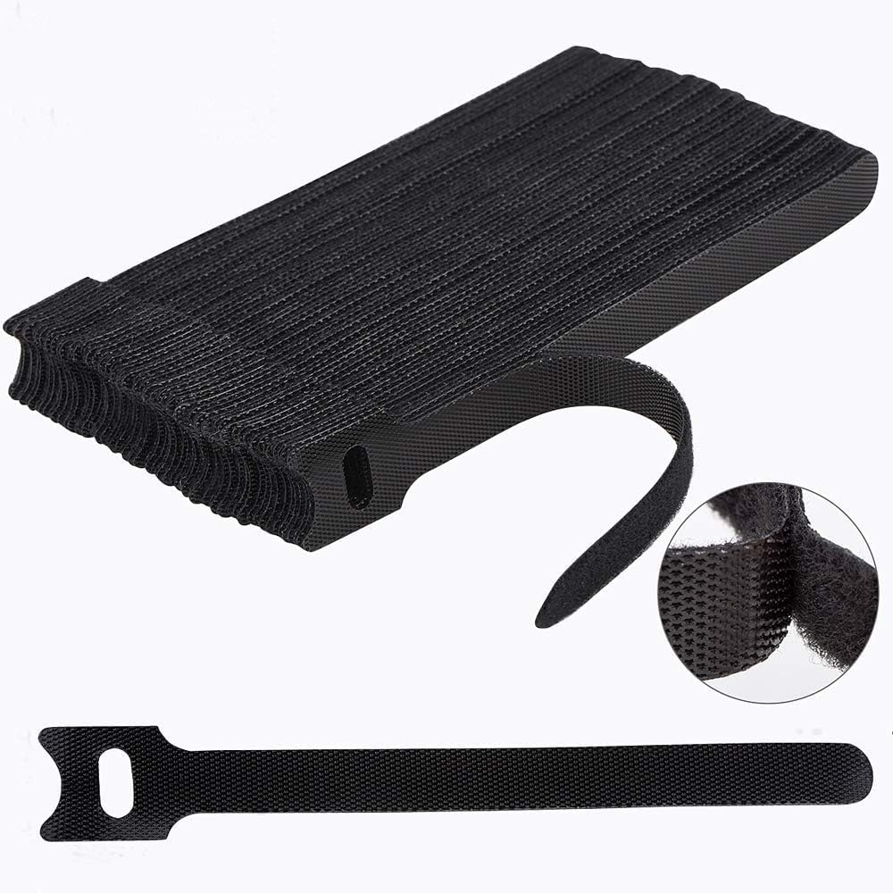 Nettbe 60PCS Reusable Cable Ties – Adjustable 6-Inch Cord Straps & Wire Organizer MegaBDM