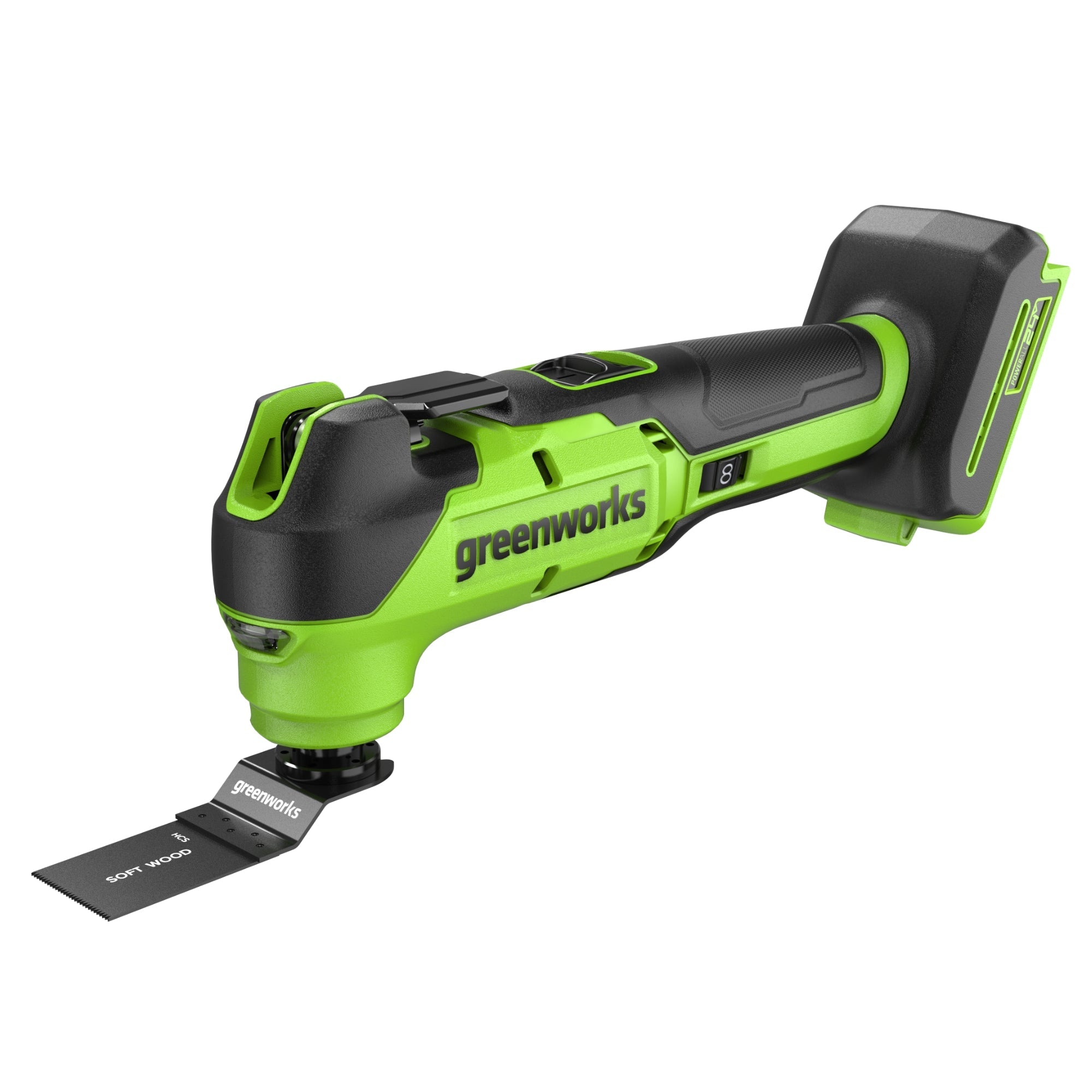 24V PowerAll 3.2° Oscillating Multi-Tool Kit with 3 Blades & 10-Piece Sanding Set MegaBDM