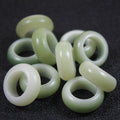 Weathered Bodhi Root Flexible Crafts Buddha Beads Rosary Small Hand Bracelet - Green / Inner Diameter 16mm MegaBDM