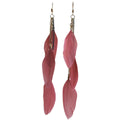 Classy Casual Cool Ethnic Style Feather Earrings - Carmine MegaBDM