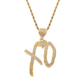 Cool Elegant Unique Alloy Kneeling Cute Pendants - Golden XO [Pendant Necklace] MegaBDM