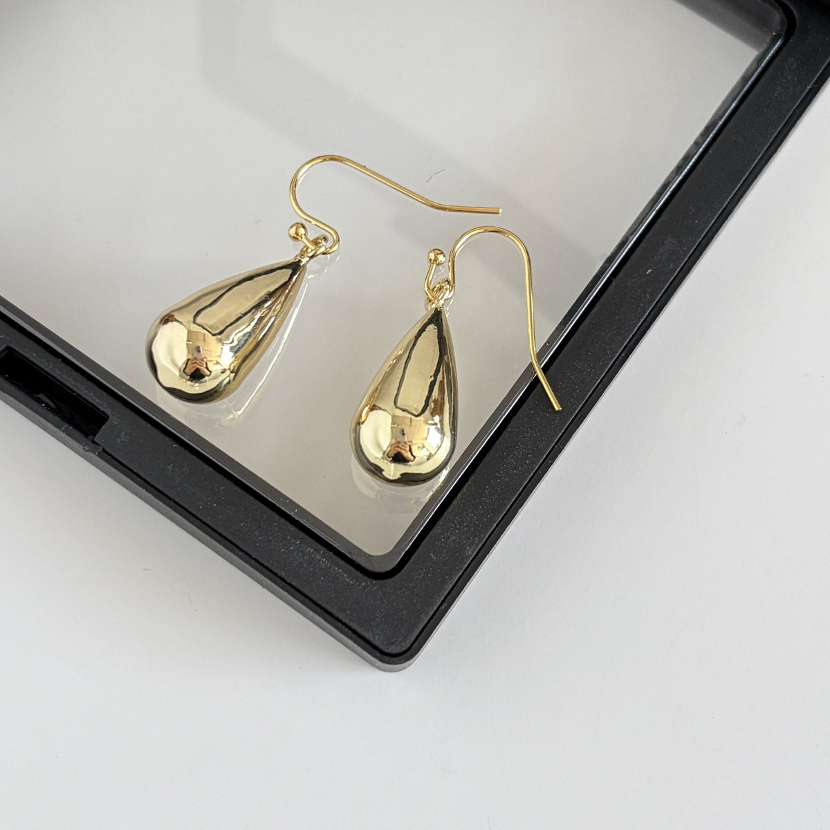 Procurement Service Of Korean Water Drop Ball Earrings - Gold Large MegaBDM
