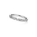 Women's & Men's Long Couple Design Light Luxury High Class Elegant Rings - JZ-065-Paper Short Love Ring-Women's White Gold Color / Adjustable Opening MegaBDM