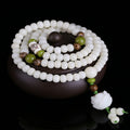 Jade Bodhi Buddha Beads Corypha Lotus Special Pendants - 7*9 Apple round Open Lotus Style MegaBDM