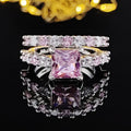 Women's Simple Pink Niche High Sense Does Rings - R5173 Pink / No. 5 MegaBDM