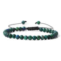 Agate Stone Braided Adjustable Gemstone Beads Bracelet - 34 MegaBDM