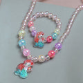 Versatile Graceful Children's Princess Mermaid Tail Rings - 9# Princess 2-Piece Set MegaBDM