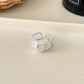 Wind Cold Irregular Geometric Flower Light Luxury High Sense Ring - Braided Ring MegaBDM