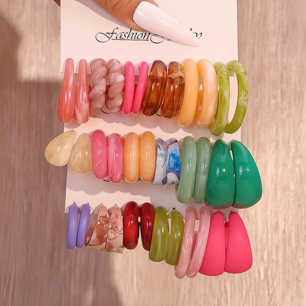 Colorful Dopamine Cute Style Stylish Graceful Simple Niche Trendy Earrings MegaBDM