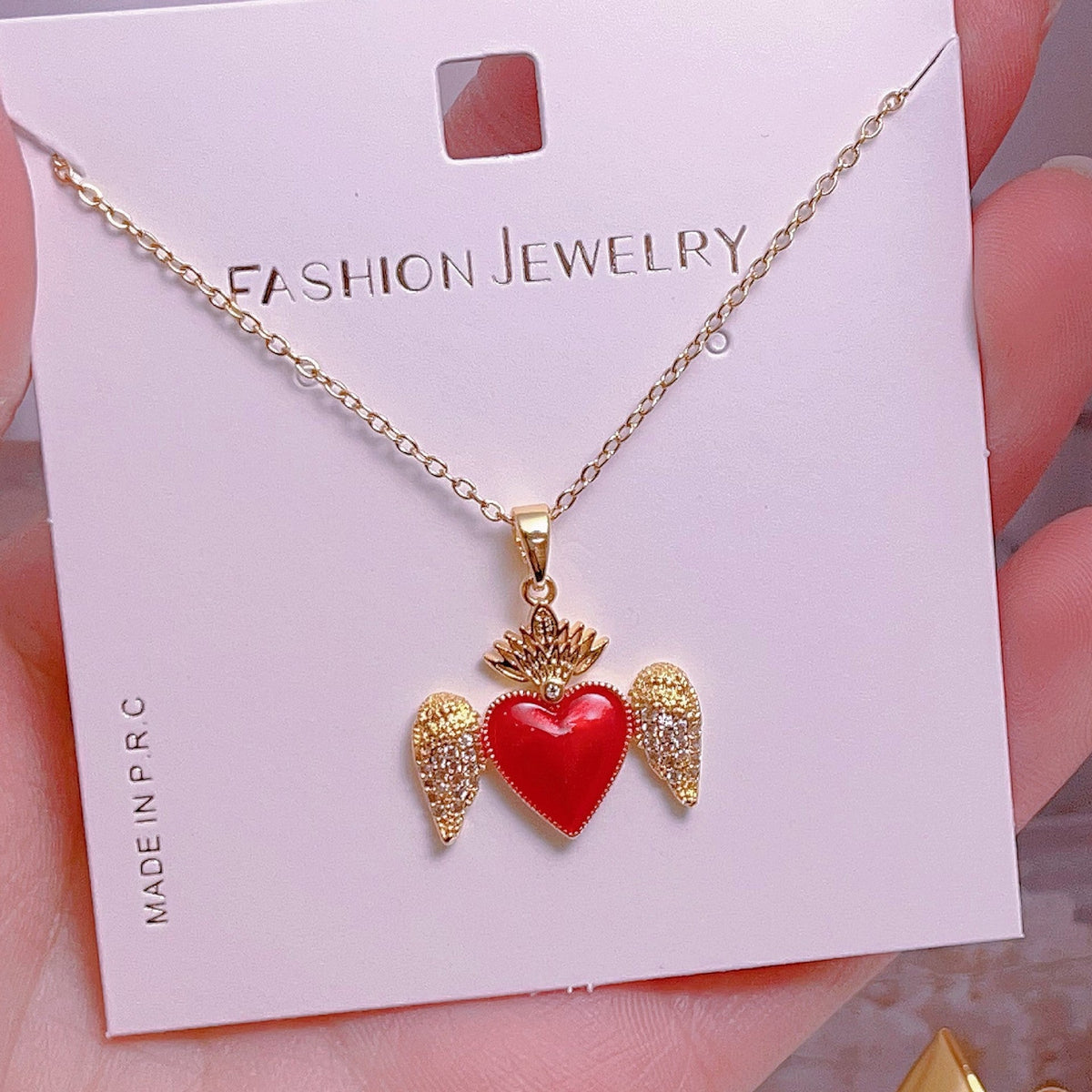 Women's Fashion Simple Love Design Light Luxury Necklace - XL206 MegaBDM