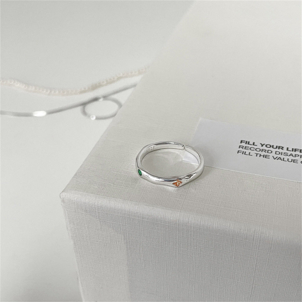 Female Sier Exquisite Versatile Niche High Rings - JZ0348 / Adjustable Opening MegaBDM