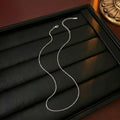 Women's Elegant Rainbow Fashion Star Moon Clavicle Necklaces - Steel Color Cross Chain MegaBDM