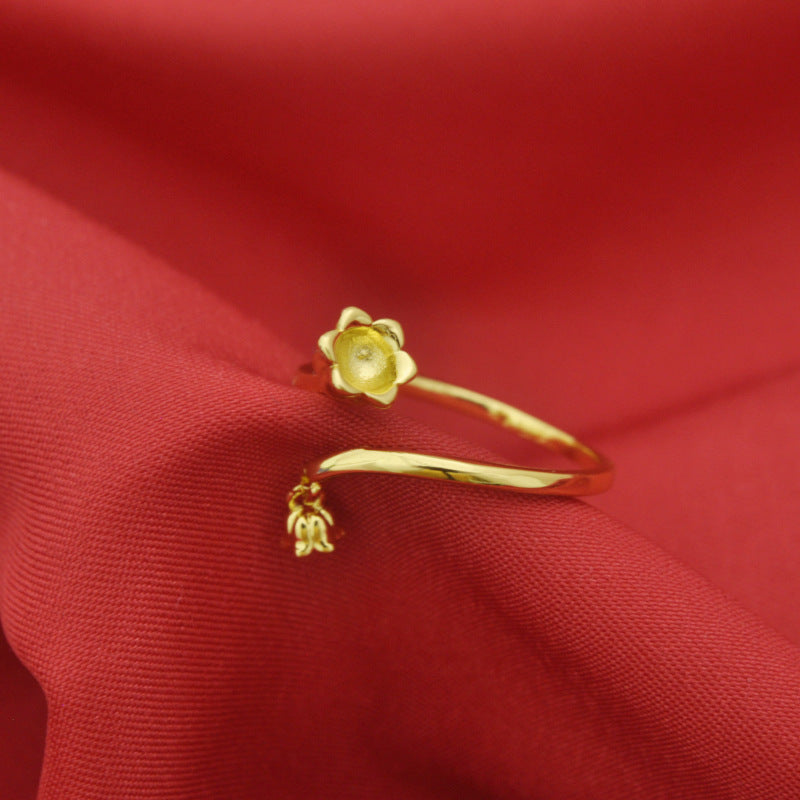 Movable Lily Fashionable Elegant Rose Super Rings MegaBDM