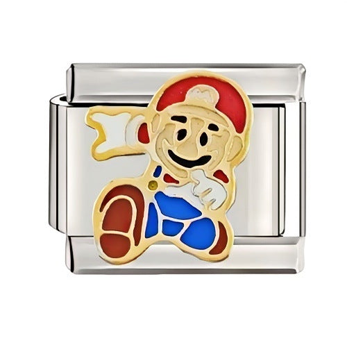 Welding Pattern Oil Dripping Cartoon Italian Bracelets - CYP-024 MegaBDM