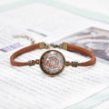 Fashion Retro Folk Art Handmade Gem Veet Rope Bracelet MegaBDM