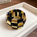 Acrylic Beaded Pearl Vintage Ethnic Style Affordable Bracelets - 59# Bracelet-Black MegaBDM