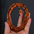 Women's & Men's Arborvitae Lightning Transparent Buddha Beads Live Studio Drainage Temple Bracelet - Arborvitae Bamboo Beads 6*7*108 PCs MegaBDM