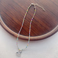 Beaded For Cartoon Cute Bowknot Clavicle Chain Necklace - Light Gray Cartoon Dog MegaBDM