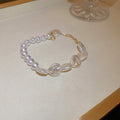 French Retro Smiley Face Bamboo Artificial Jade Personality Trendy Light Bracelets - 19# Bracelet-Regular-White-Love MegaBDM