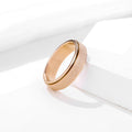 Colorful Pearl Sand Anxiety Useful Tool Rings - Frosted Rose Gold 6mm / No. 7 MegaBDM
