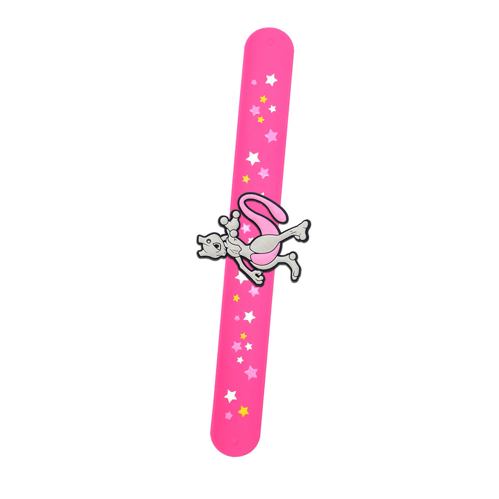 Pet Elf Silicone Slap Wrist Strap Bracelets - Rose Red MegaBDM
