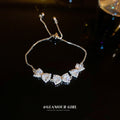Zircon Bow Stitching Simple Fashion Personality Bracelet MegaBDM