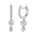 French Entry Lux Geometric Inlaid White Diamond Simple Rings - LN0393-2 MegaBDM