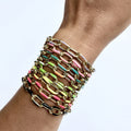 Women's Punk Alloy Oil Dripping Color Bracelets MegaBDM